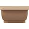 Ekena Millwork 6in. W x 4in. H x 24in. L Alpine Woodgrain TimberThane Rafter Tail, Primed Tan RFTUR06X04X24ALPRCPR - alternate 4